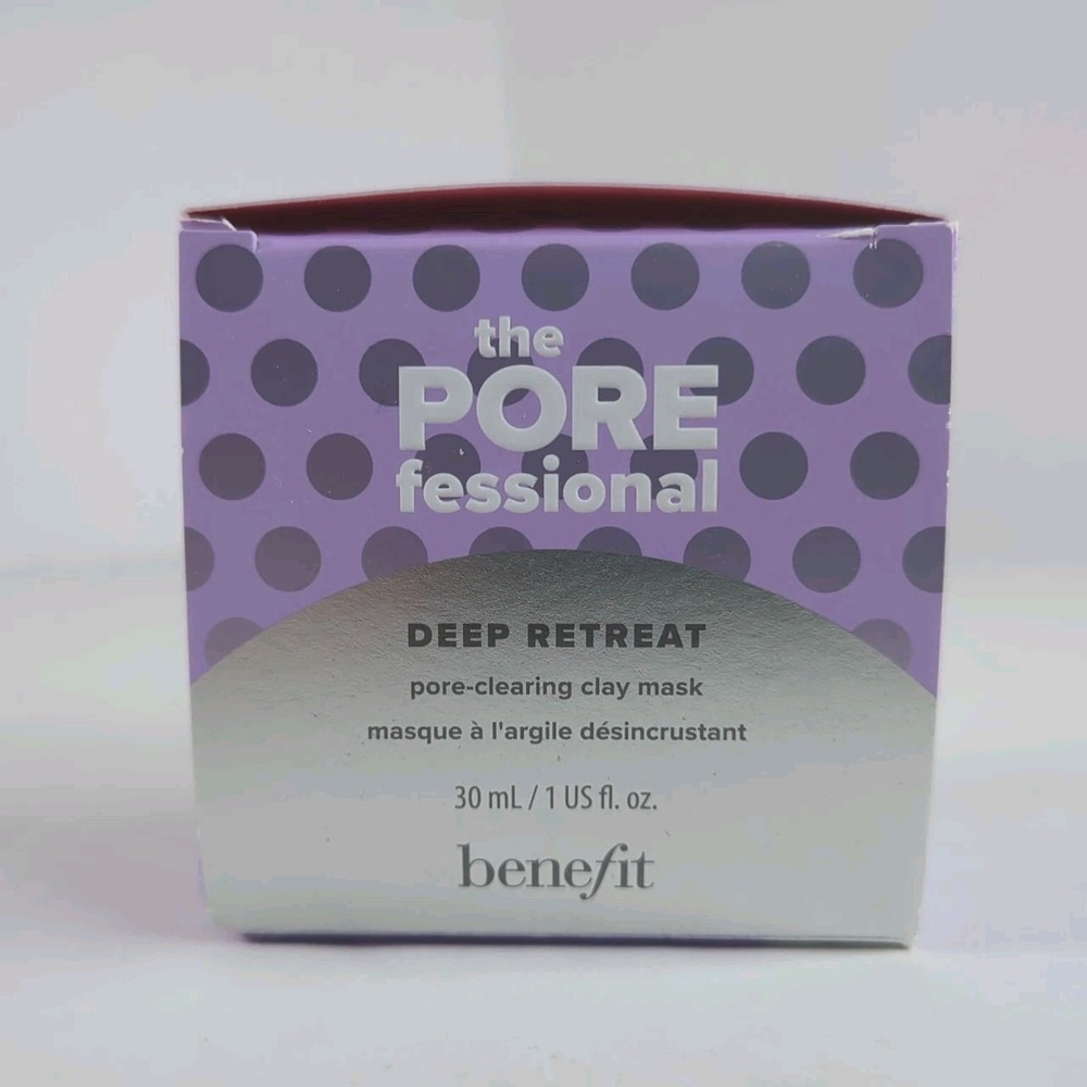 Benefit the Pore fessional Deep Retreat Clay Mask 1 Oz Each New in Box
